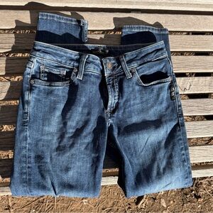 GUC Silver Jeans the Suki Skinny Crop Size 27x25